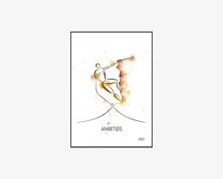 A5 Kort Ambitiøs Malet