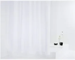 Badeforhæng Madison Hvid 180x200 cm