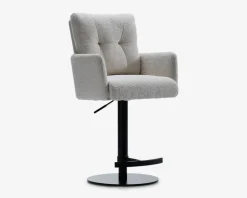 Barstol med armlæn og gasløft