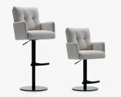 Barstol med armlæn og gasløft