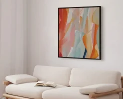 Billede Burn Lines 90x90 cm