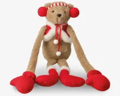 Bjørn jul hængende arme H.54 cm