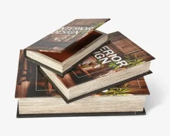 Bogæske Stor Brun 33x22x7 cm