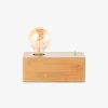 Bordlampe Armena Bambus H.8 cm