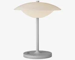 Bordlampe Baroni Move grå H. 22 cm