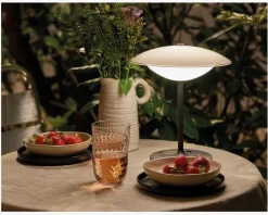 Bordlampe Baroni Move grafite H. 22 cm