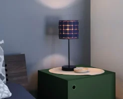 Bordlampe filt vævet grå H.40,5 cm