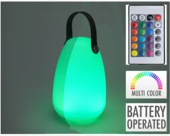 Bordlampe Genopladelig H.20,5 cm