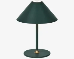 Bordlampe Hygge grøn H. 25 cm