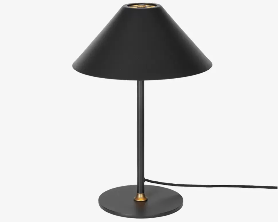 Bordlampe Hygge sort H. 35 cm