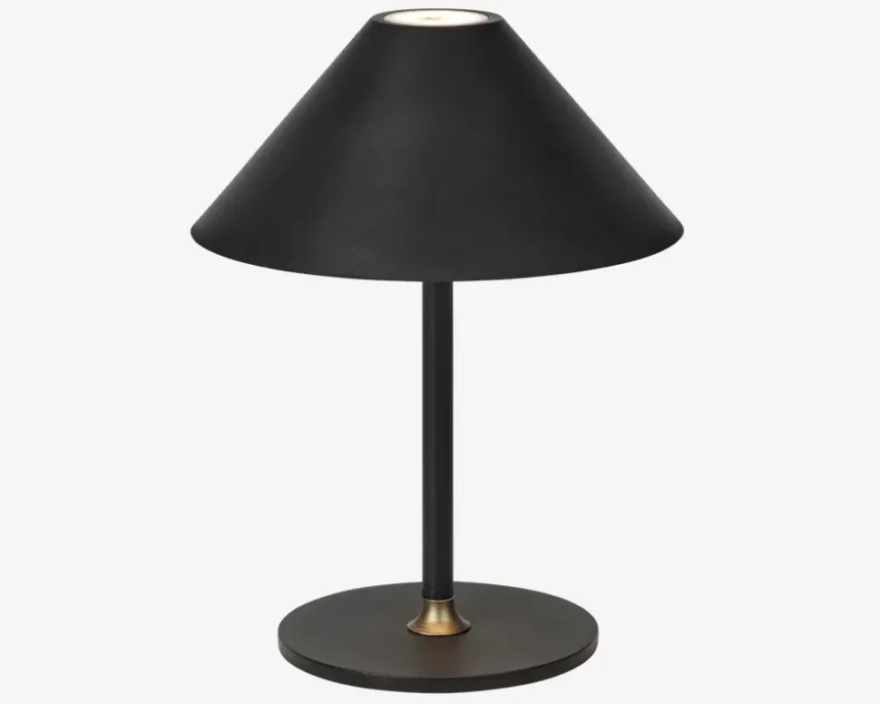 Bordlampe Hygge sort H. 25 cm