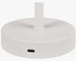 Bordlampe Jeff mat hvid H.30 cm