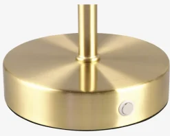 Bordlampe Jeff mat messing H.30 cm