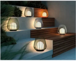 Bordlampe Jim To-Go Grå Ø.28 cm