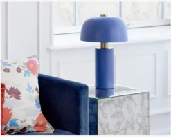 Bordlampe Lulu Kobolt Blå H.37 cm