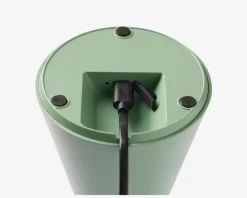 Bordlampe Nyhavn støvet grøn H.21,5 cm