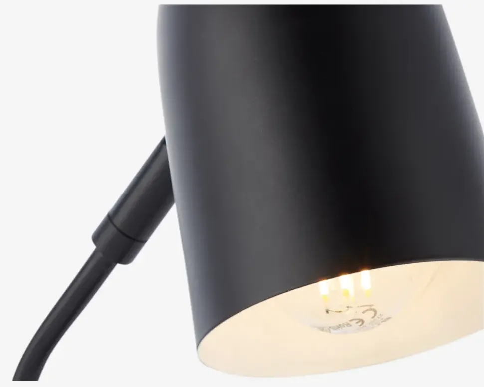 Bordlampe Tong Sort H.38,5cm