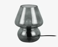 Bordlampe Vintage Grå H.18 cm