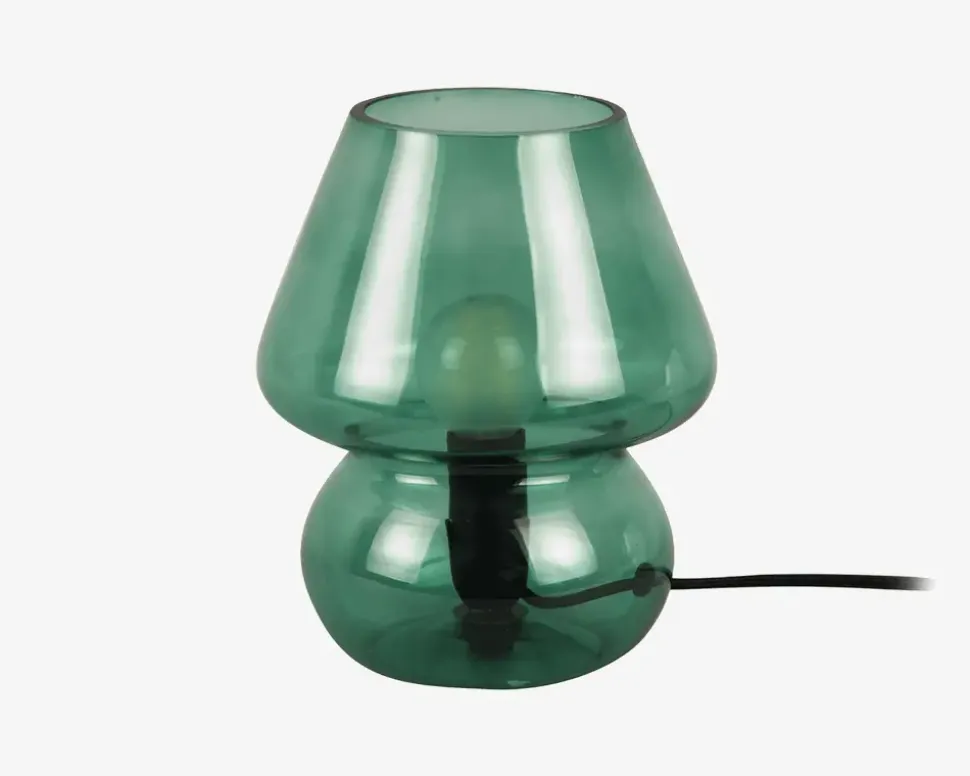 Bordlampe Vintage Grøn H.18 cm