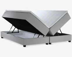 Boxmadras med magasin 180 x 200 cm beige