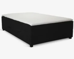 Boxmadras med magasin 140 x 200 cm sort