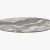 Bræt Marmor Grå/Grøn Ovalt L.30,5