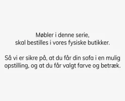 Choise Living 3 Pers. Modul m/3 Puder Stof gr. 1