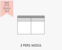Choise Living 2 Pers. Modul Stofgr. 1