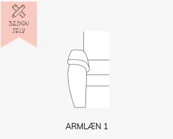 Choise Living Armlæn 1 Venstre Stofgr. 1