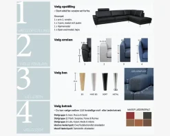 Choise Living Chaiselong Modul Stofgr. 1