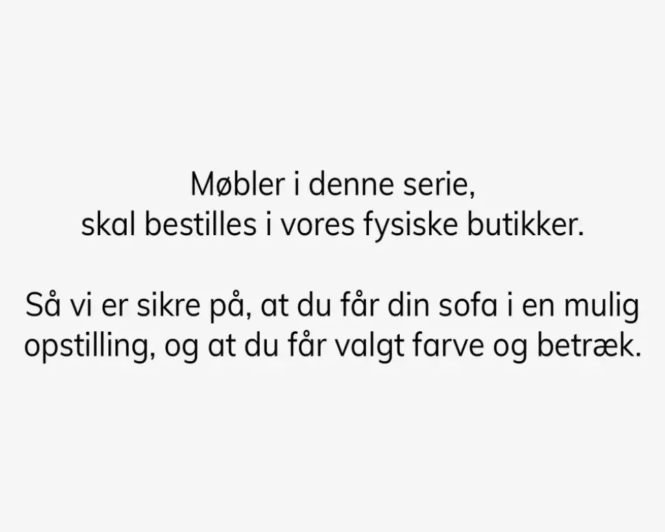 Choise Living Open End Venstre Stofgr. 1