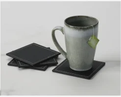 Coaster Sort PU 4 Stk. 10x10 cm