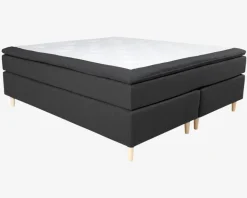 Continentalseng grå 180 x 200 cm