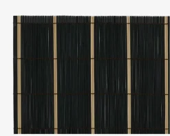 Dækkeserviet Sort Bambus 45x30 cm