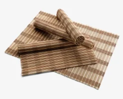 Dækkeservietter sæt 4 stk. bambus