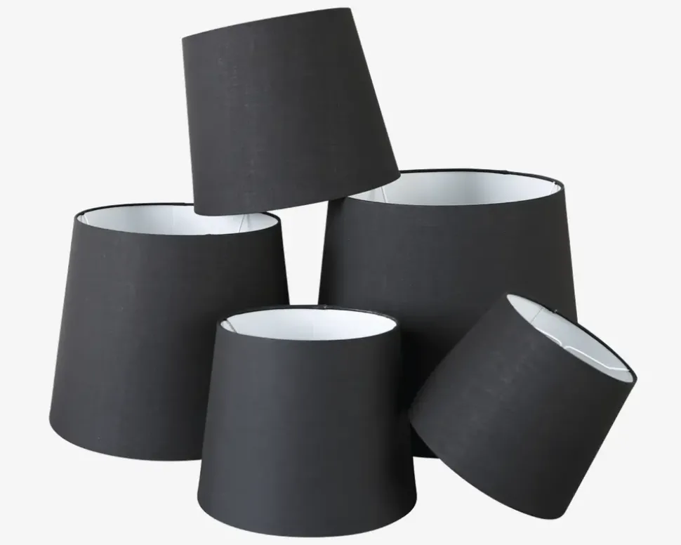 Drum Skærm H. 32 cm Sort