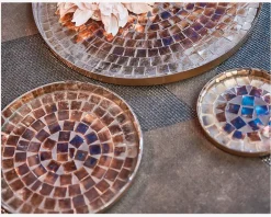 Fad deko antique metal Ø.13 cm