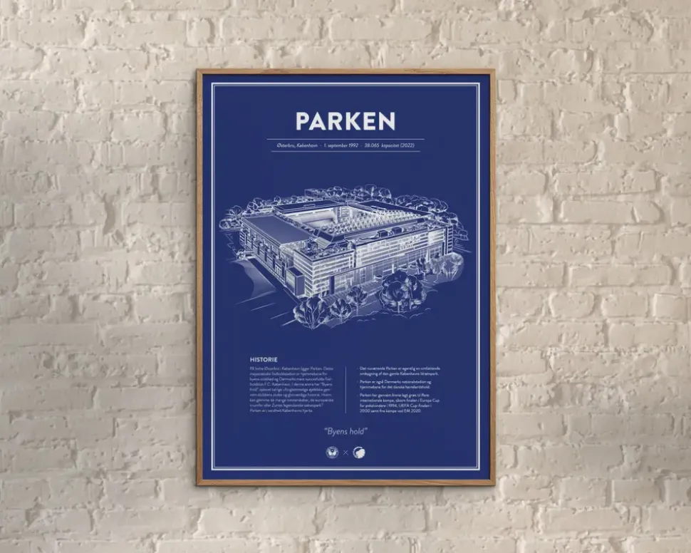 F.C. København - Parken 50x70 cm