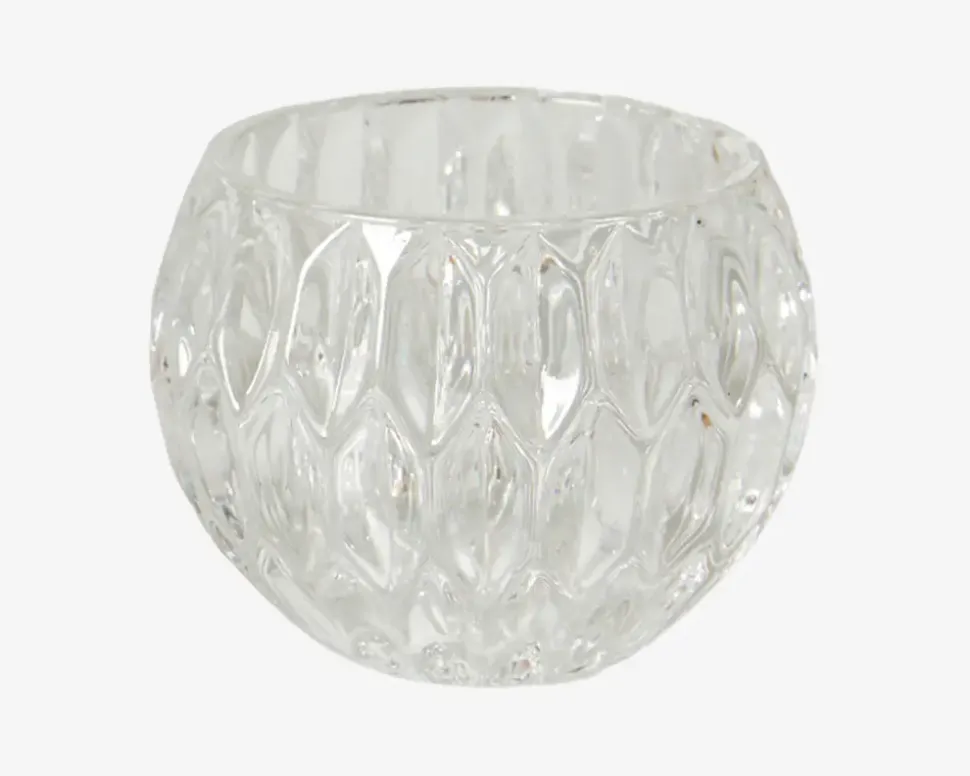 Fyrfadsstage Ass. Design Klar H.6 cm