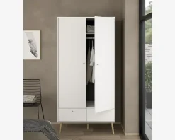 Garderobeskab Bodo hvid