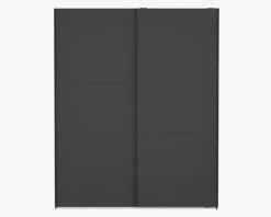 Garderobeskab Case grå B. 179 x H. 221 cm