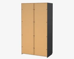 Garderobeskab Case grå B. 119 x H. 221 cm