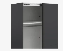 Garderobeskab Case grå B. 244 x H. 221 cm