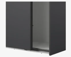 Garderobeskab Case grå B. 244 x H. 221 cm