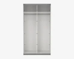 Garderobeskab Case hvid B. 119 x H. 221 cm