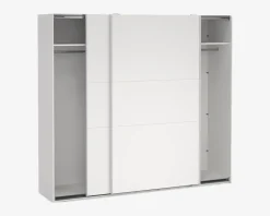 Garderobeskab Case hvid B. 244 x H. 221 cm