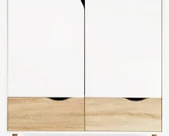 Garderobeskab Delta m. 2 låger og 3 skuffer