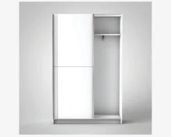 Garderobeskab m. 2 skydedøre