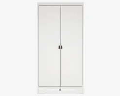 Garderobeskab Madrid hvid med 2 låger