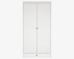 Garderobeskab Madrid hvid med 2 låger